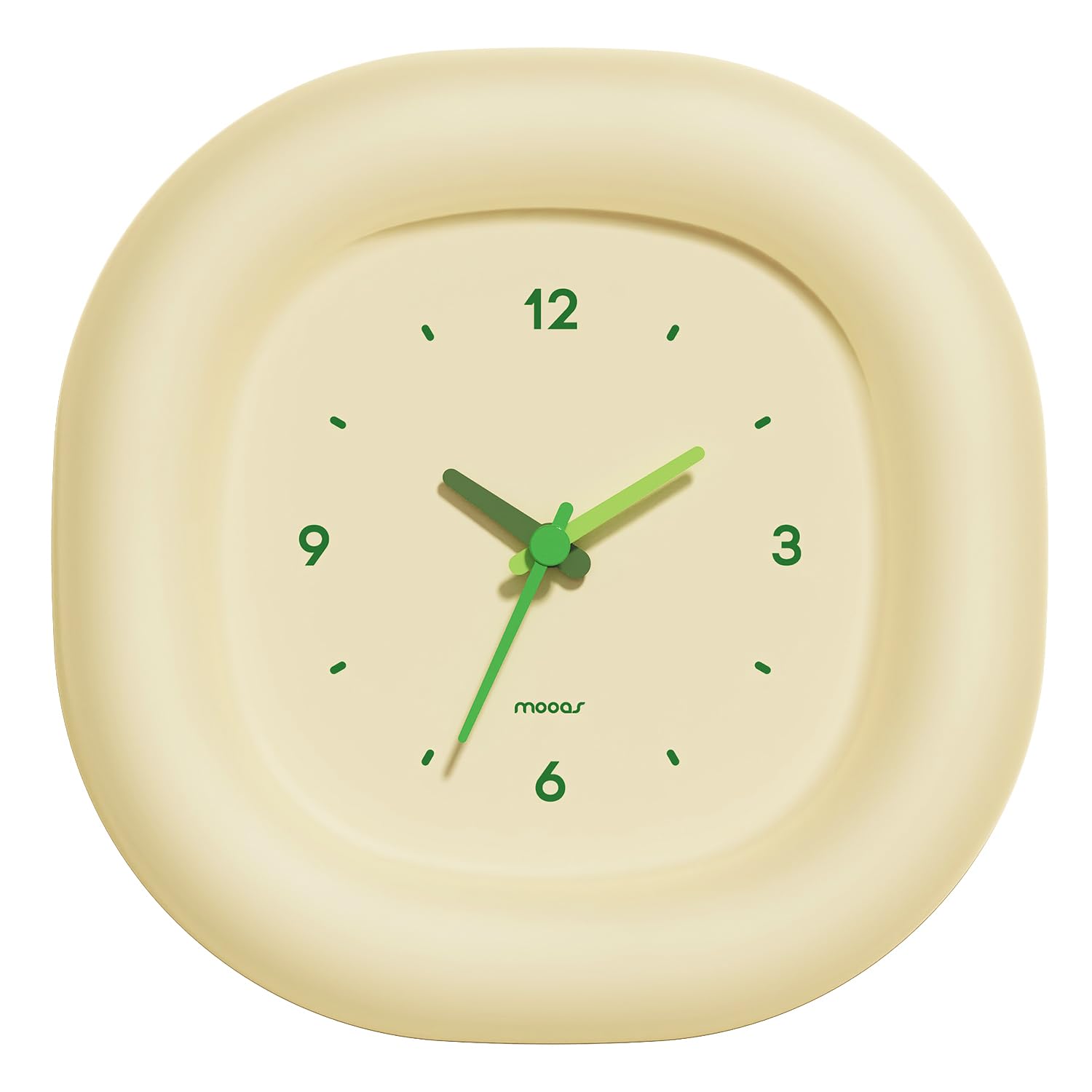 Amazon.co.jp: mooas かわいいミニアナログマシュマロ時計 6.9インチ